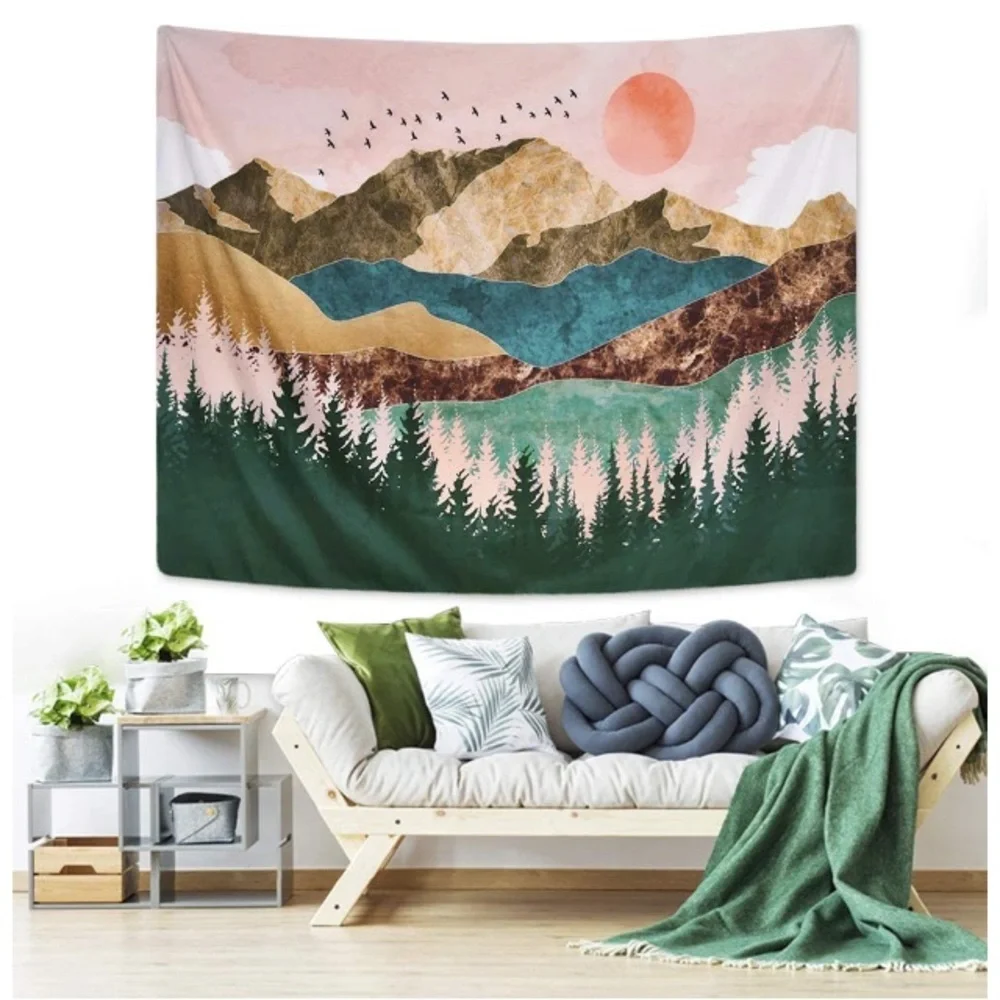 Wall Hanging Mountain Tapestry